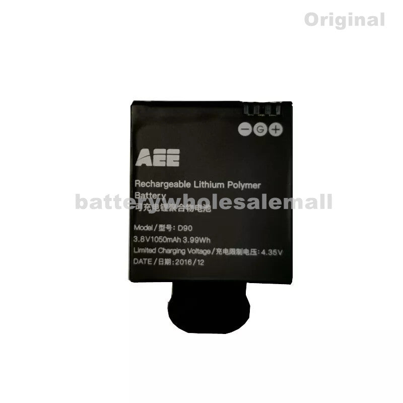 New 1050mAh Battery For AEE D90 S90 S91B Lyfe series Sports camer