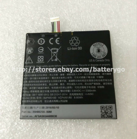 New 2300mAh Replacement Battery B2PWD100 For HTC One A9S