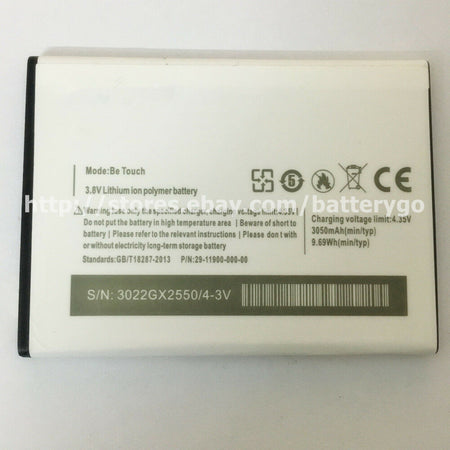 New 3050mAh Replacement Battery For Ulefone Be Touch 2 & 3