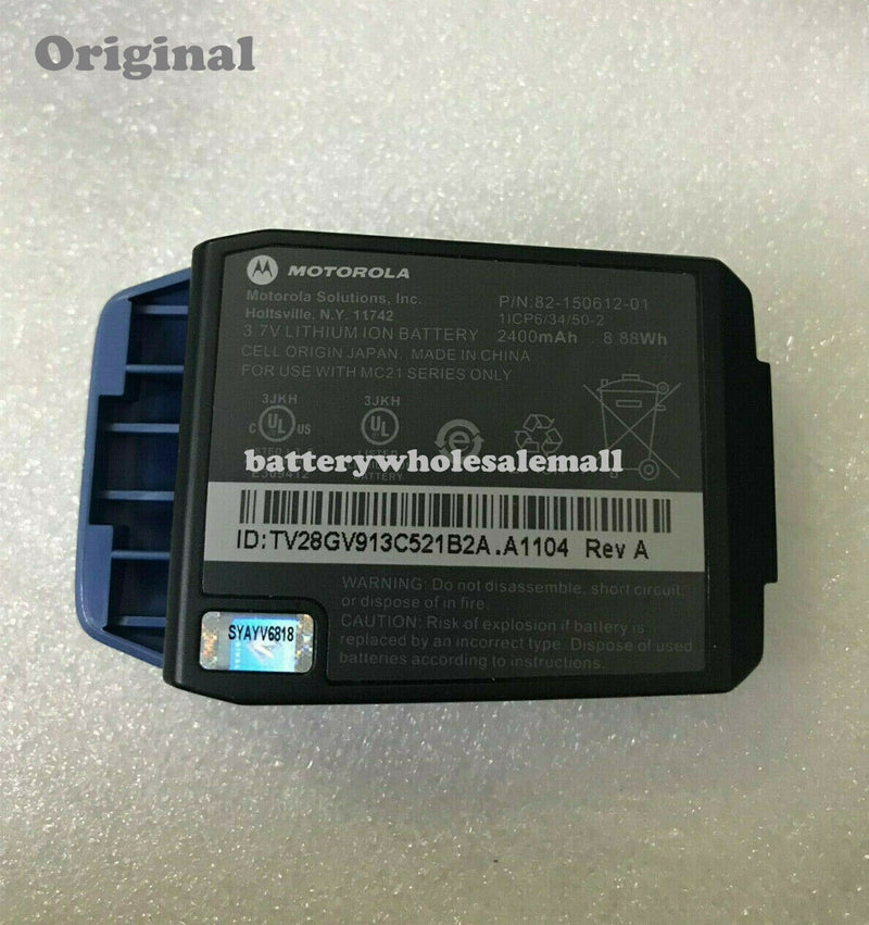 New 2400mAh Battery 82-150612-01 For ZEBRA/MOTO MC2100 MC2180 Scanners