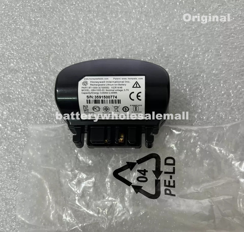 New 620mAh 3.7V Battery HBA1000-03 For Honeywell Vocollect SRX2 730055