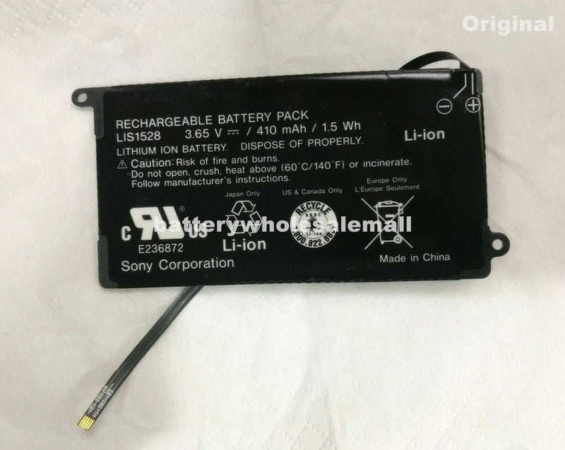 New 410mAh 1.5Wh 3.65V Rechargeable Battery Pack For Sony LIS1528