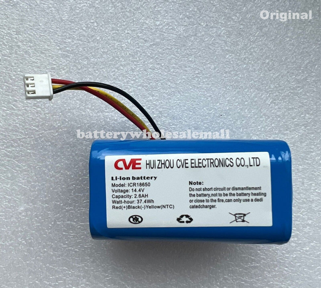 New Original 2.6Ah 37.4Wh 14.4V Replacement Battery For CVE ICR18650