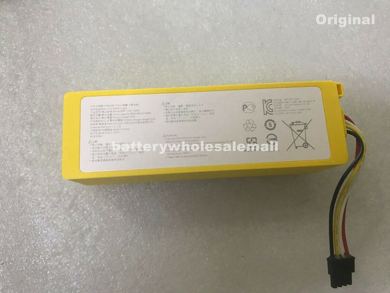 New 2600mAh Battery For Xiaomi Robot Vacuum Cleaner Roborock S50 S51