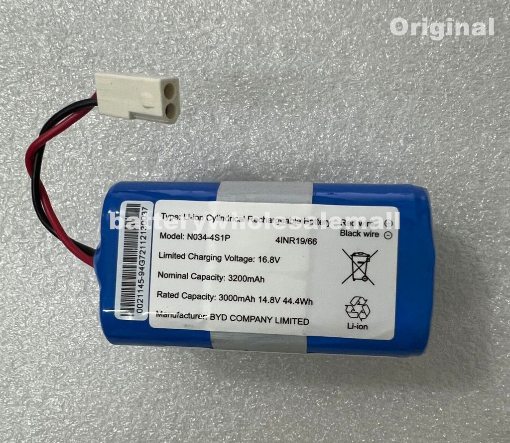 New Original 3000mAh 44.4Wh 14.8V Battery For BYD N034-4S1P 4INR19/66