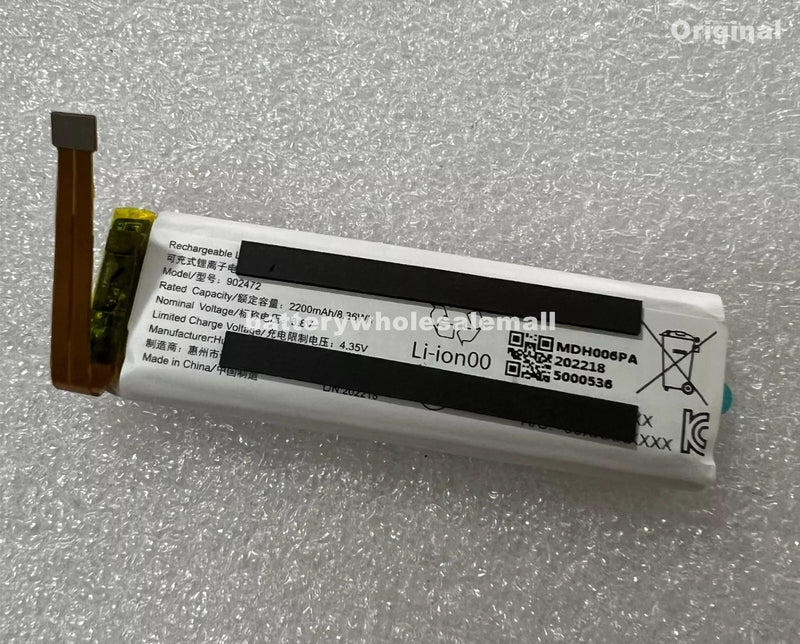 New Original 2200mAh 8.36Wh 3.8V Rechargeable Battery For 902472