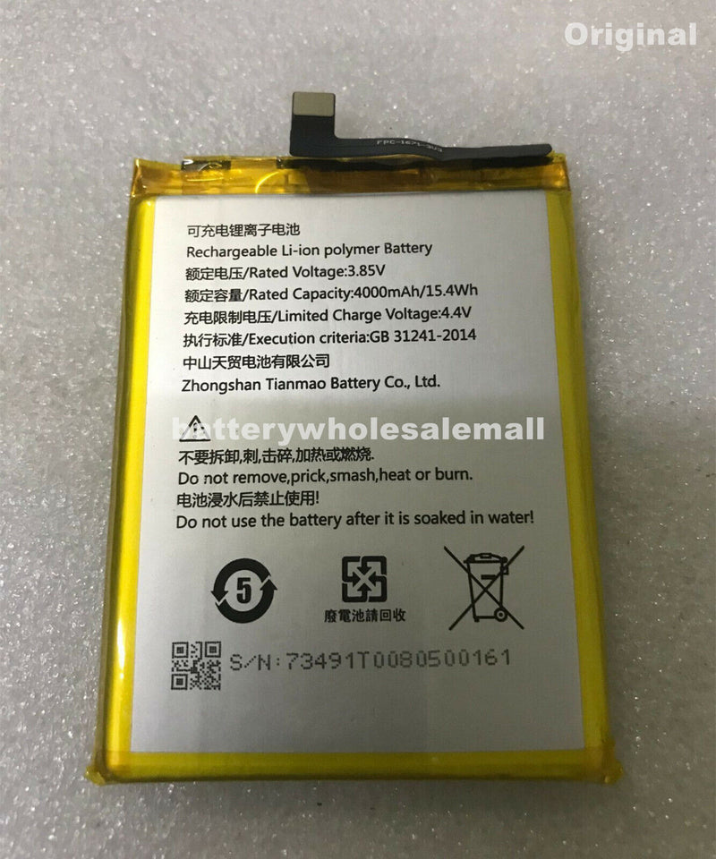 New Original 4000mAh 15.4Wh 3.85V Battery For TMB 575774PLN