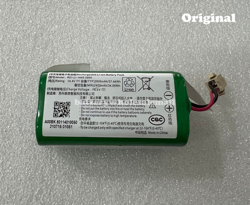 New 2600Ah 37.44Wh 14.4V Rechargeable Battery Pack For R01-LI-1440-2600