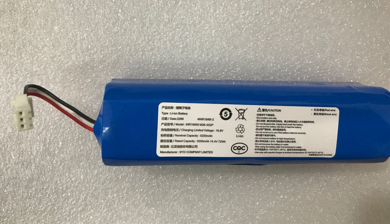 New 5200mAh 72Wh 14.4V Battery For BYD INR18650 M26-4S2P