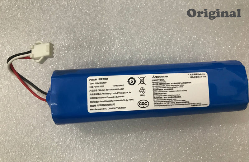 New 5200mAh 72Wh 14.4V Battery For BYD INR18650 M26-4S2P