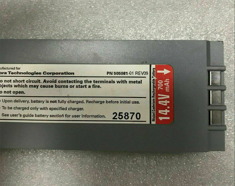 New Original 700mAh 14.4V Battery REV09 For Zebra PN 505081-01 25870