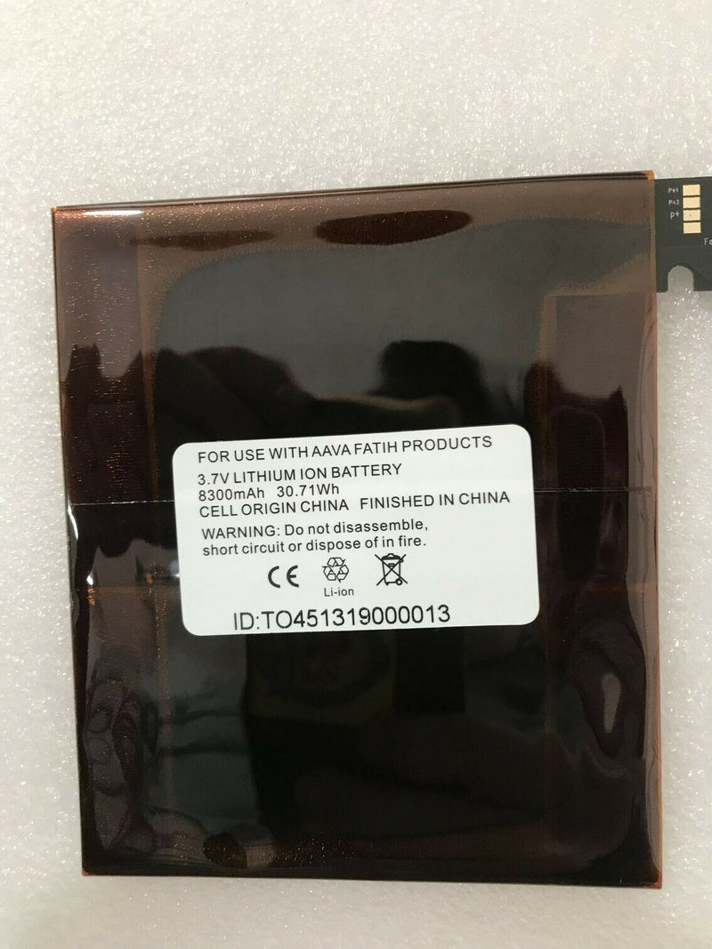 New 8300mAh 30.71Wh 3.7V Battery TO451319000013 For AAVA FATIH Products
